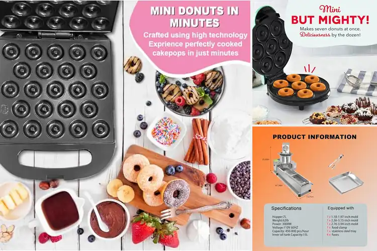 Detailed view of 10 Best Donut Party Machines: Fun Treats at Home