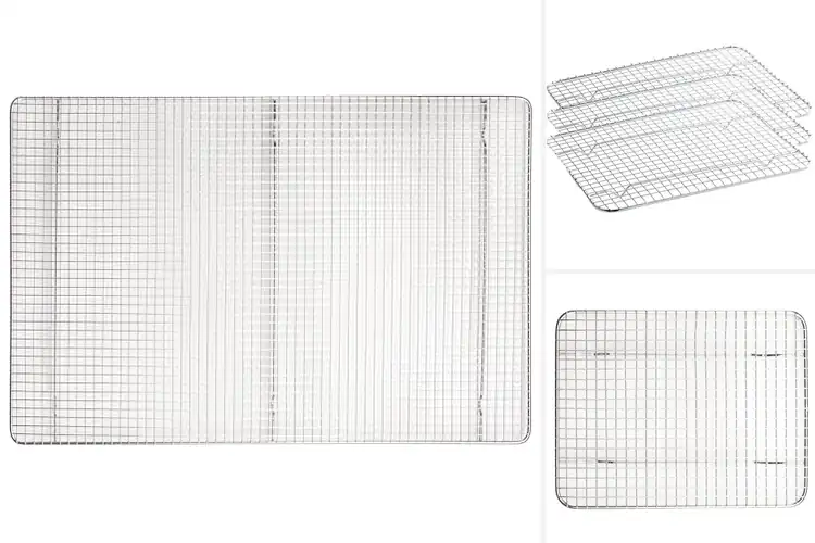 Detailed view of 10 Best Durable Stainless Steel Wire Pan Grates