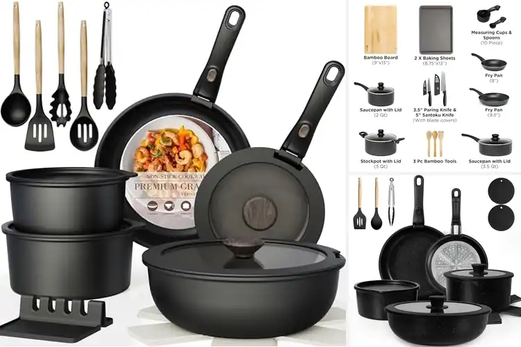 Detailed view of 10 Best Easy Clean Cookware Sets