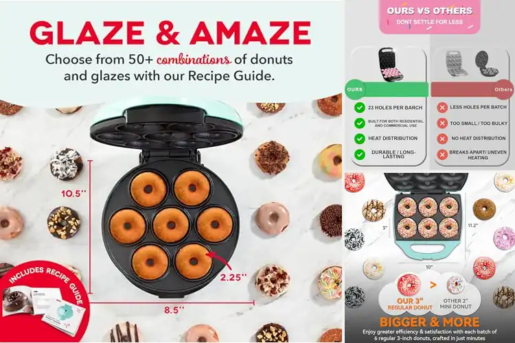 Detailed view of 10 Best Easy Donut Makers: Quick & Delicious
