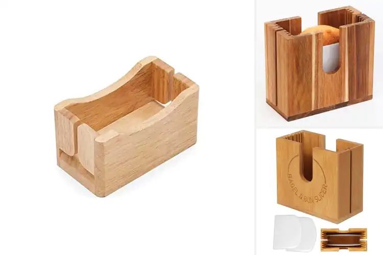 Detailed view of 6 Best Finger-Safe Bagel Holders for Effortless Slicing