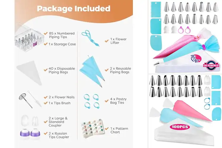 Detailed view of Best Frosting Tips Sets: Top 10 Picks for Stunning Designs