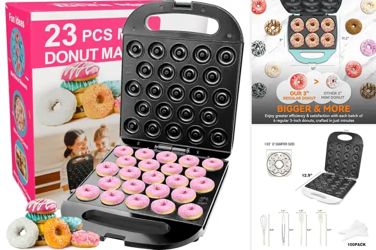 Detailed view of 10 Best Home Donut Makers For Parties – Easy, Fast Fun