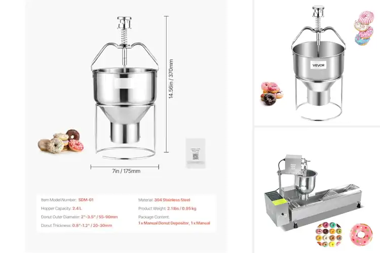Detailed view of 5 Best Large Capacity Doughnut Machinery: Boost Efficiency