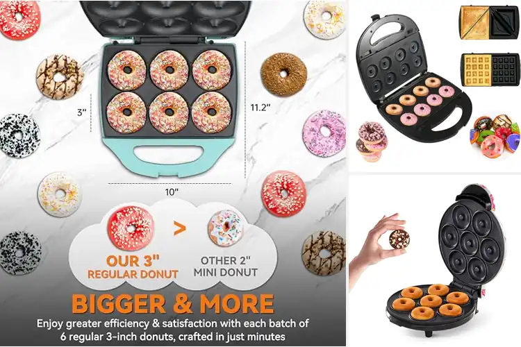 Detailed view of 10 Best Mini Donut Maker 3 Inch