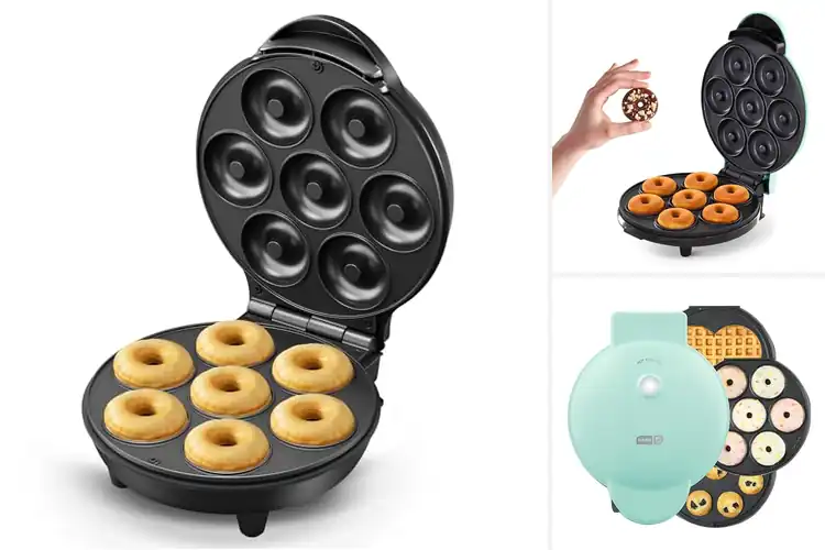Detailed view of Best Mini Donut Waffle Cake Makers