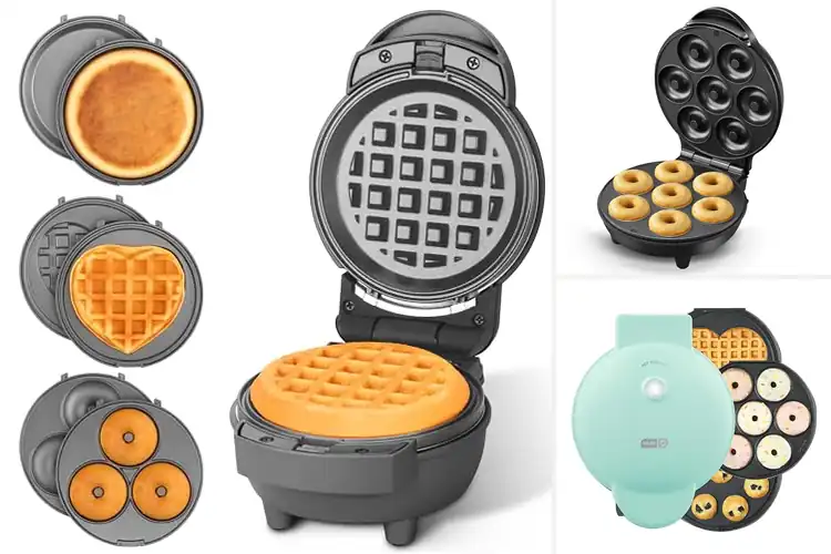 Detailed view of 10 Best Mini Donut Waffle Makers
