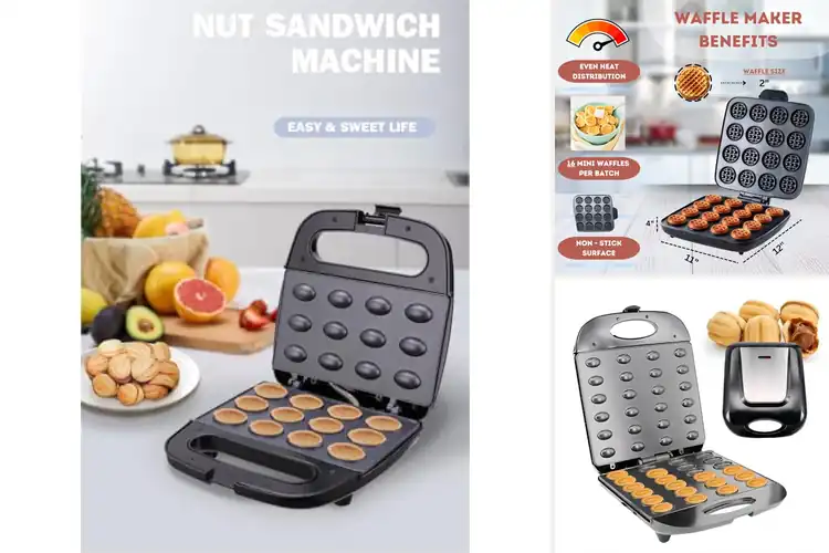 Detailed view of 7 Best Mini Nut Wafer Machines for Quick Home Treats