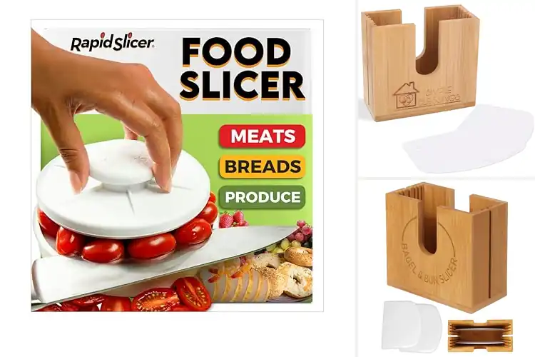 Detailed view of 10 Best Non Slip Bagel Slicers for Perfect Cuts Fast
