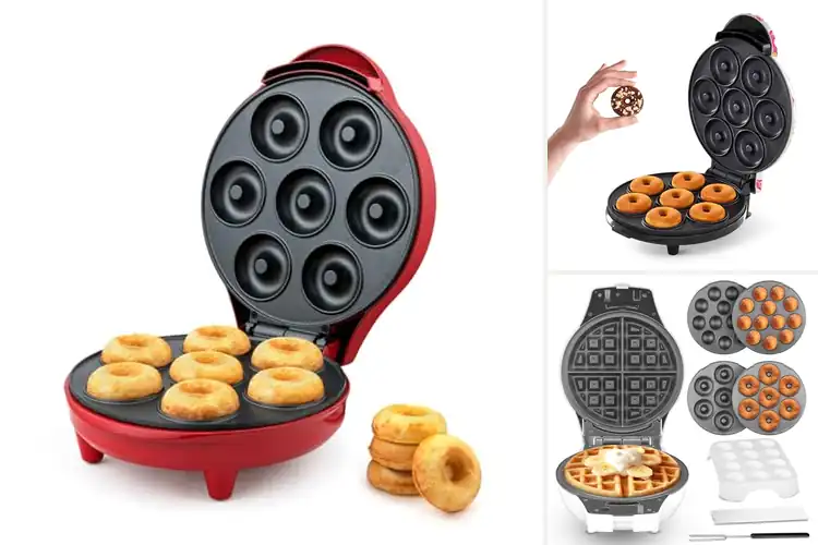 Detailed view of Best Non Stick Donut Maker Plates: Easy Home Donuts