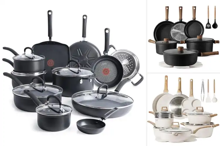 Detailed view of 10 Best Nonstick Cookware Sets for Effortless Cooking