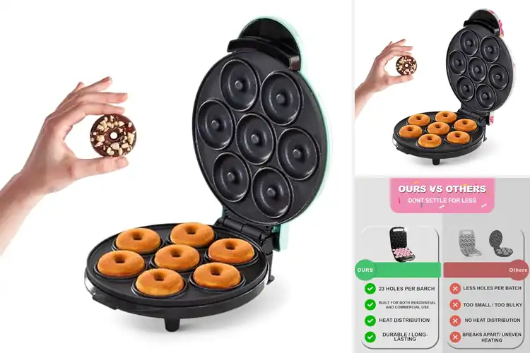 Detailed view of 10 Best Nonstick Donut Maker For Easy Cleaning
