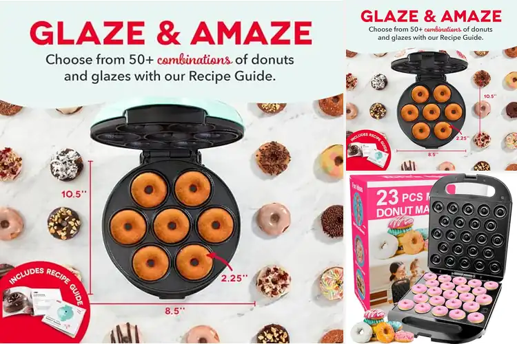 Detailed view of 10 Best Nonstick Doughnut Makers: Bake Easily, Clean Fast