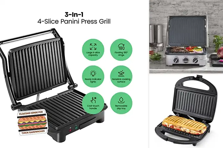 Detailed view of 10 Best Nonstick Grill Makers: Quick, Easy, Fun Cooking