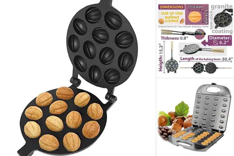 Detailed view of 10 Best Nonstick Walnut Cookie Makers for Perfect Baking
