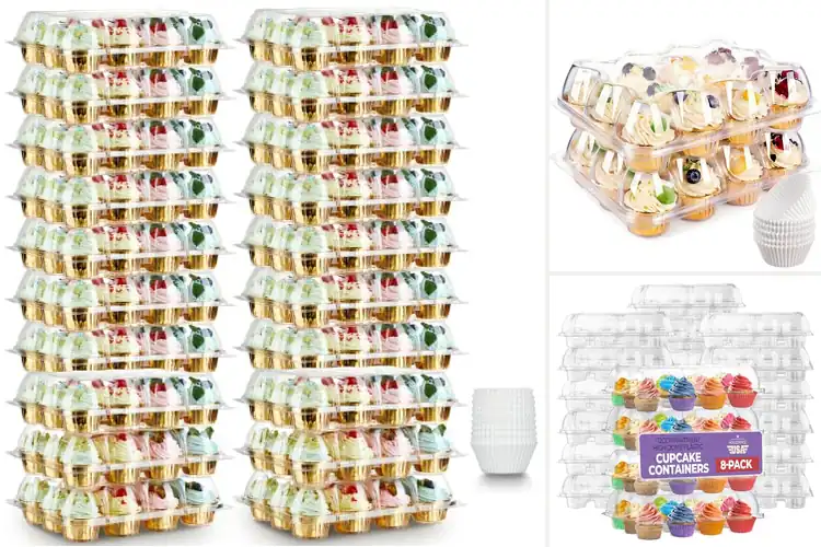 Detailed view of Best Plastic Cupcake Carriers for Safe, Easy Transport
