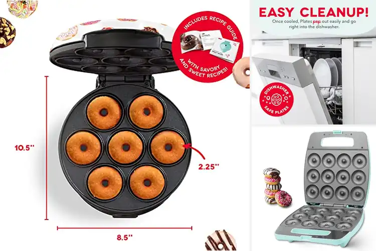 Detailed view of 10 Best Portable Donut Machines for Easy Treats