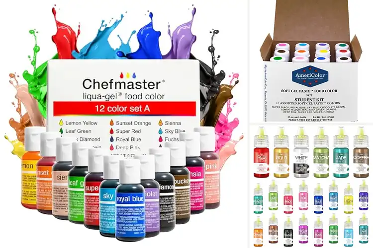 Detailed view of Best Premium Gel Food Colorings