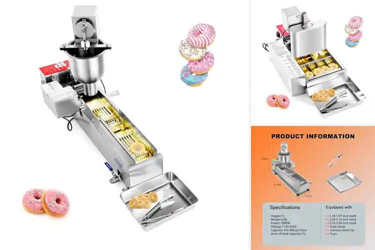 Detailed view of 10 Best Professional Donut Makers