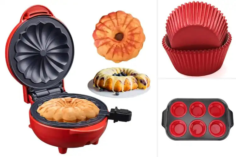 Detailed view of Best Red Cupcake Maker: Bake Delicious Cupcakes Effortlessly
