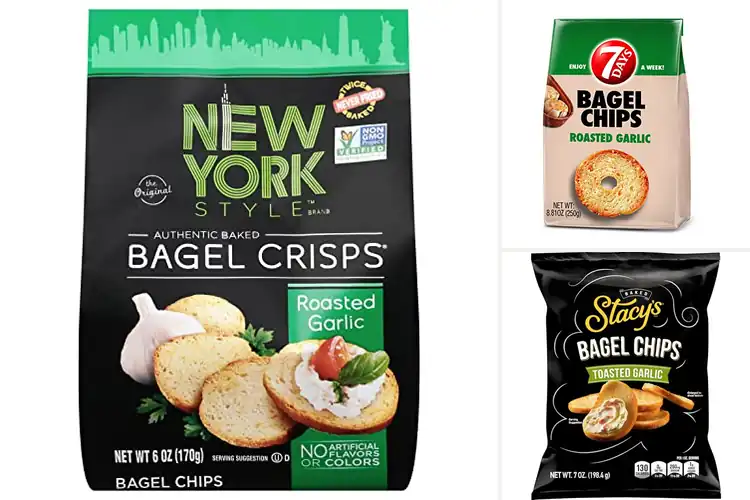 Detailed view of 10 Best Roasted Garlic Bagel Chips for Irresistible Crunch