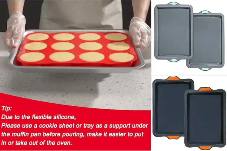 Detailed view of Best Silicone Baking Trays: Bake Easier