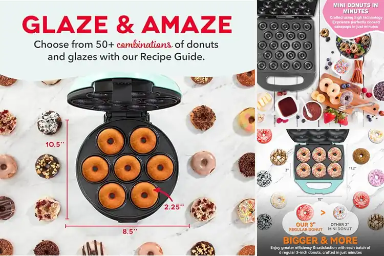 Detailed view of 10 Best Small Donut Machines for Quick, Delicious Treats