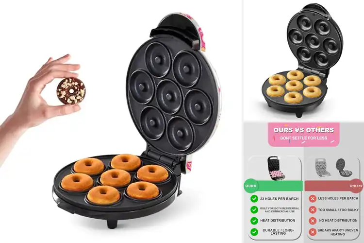 Detailed view of 10 Best Snack Time Donut Makers for Easy Delicious Treats