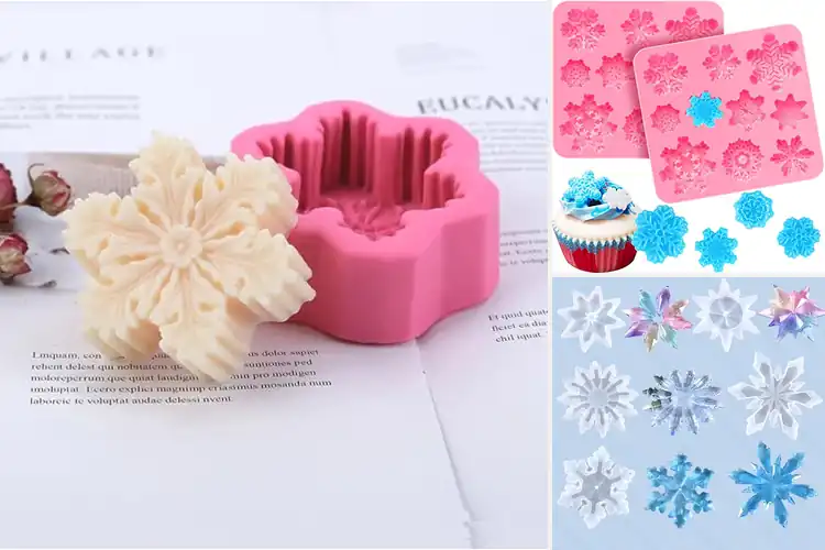 Detailed view of Best Snowflake Candle Molds