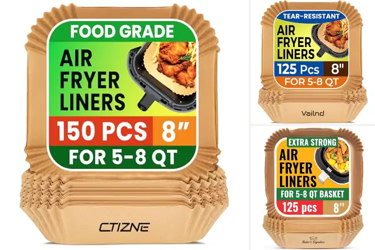 Detailed view of Best Square Air Fryer Liners