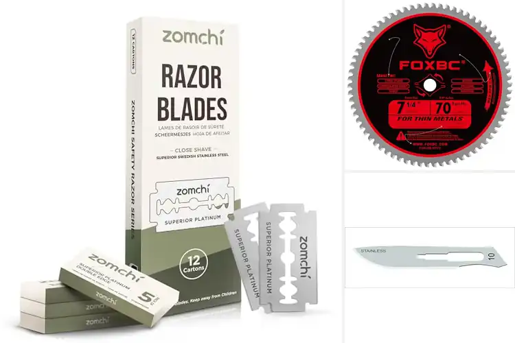 Detailed view of 10 Best Stainless Steel Blades for Sharp, Smooth Cuts