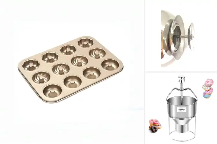 Detailed view of 10 Best Stainless Steel Donut Makers: Sweet Treats