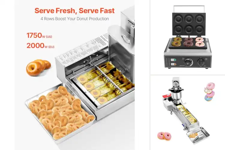 Detailed view of 10 Best Stainless Steel Doughnut Machines: Quick & Clean