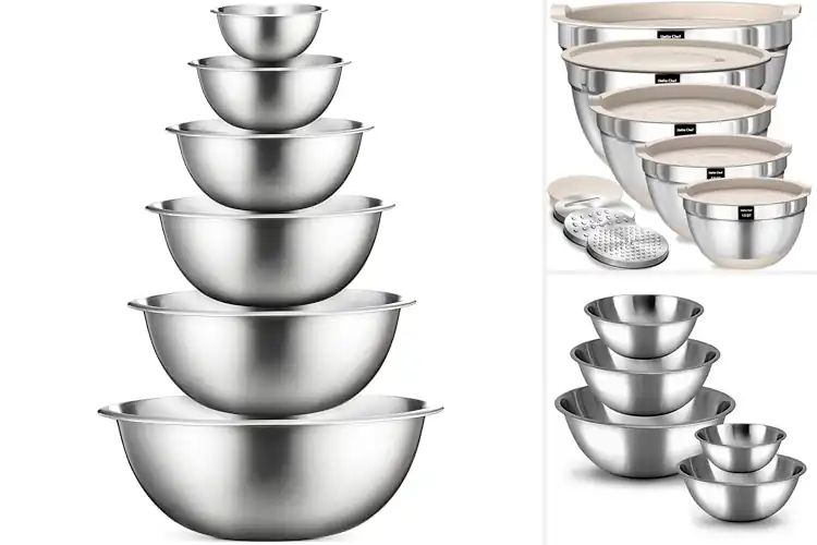 Detailed view of Best Stainless Steel Mixing Bowls
