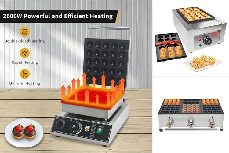 Detailed view of Best Stainless Steel Takoyaki Machines