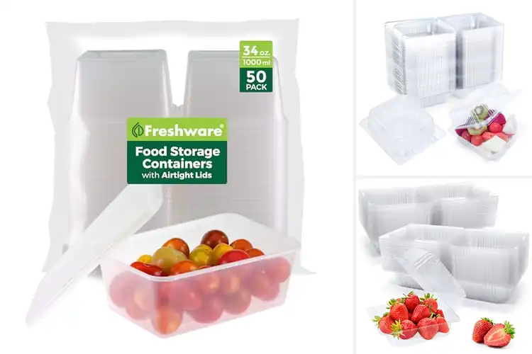 Detailed view of 10 Best Transparent Food Grade Plastic Containers