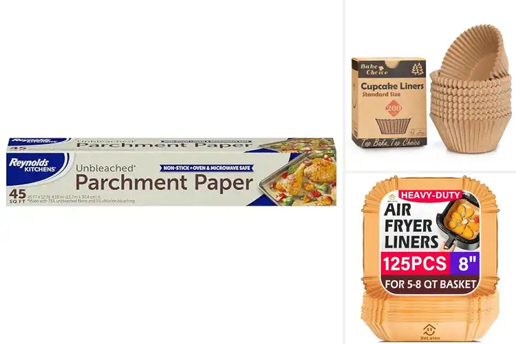 Detailed view of Best Unbleached Parchment Liners