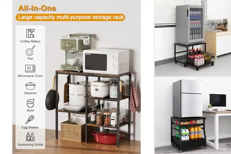 Detailed view of 10 Best Upright Small Appliance Storages for Tidier Kitchens