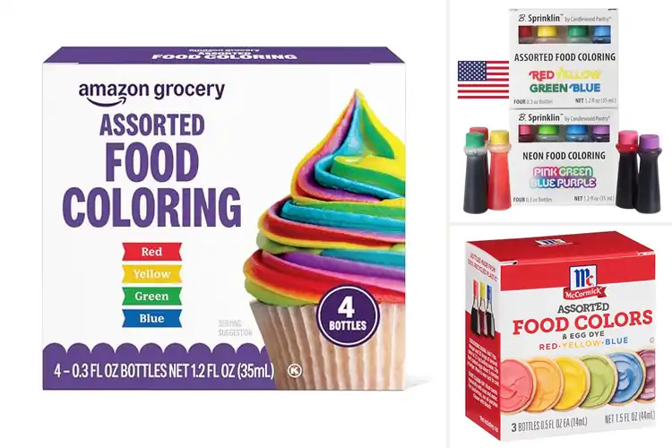 Detailed view of Best Vibrant Food Coloring Drops